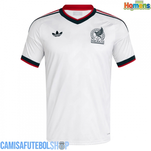 Camisa de time de futebol México Replicas 2º Equipamento Mundo 2026 Manga Curta